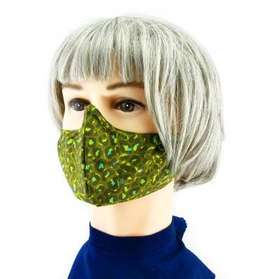 Gesichtsmaske - Camoflage grün