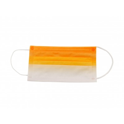 Medizinische Maske - L - (Box 10 Stk) - Farbe: Gelb/Orange